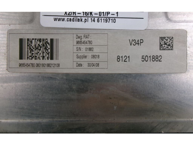 Řídící jednotka 9665454780, 9665454780   Fiat Fiorino 2008
