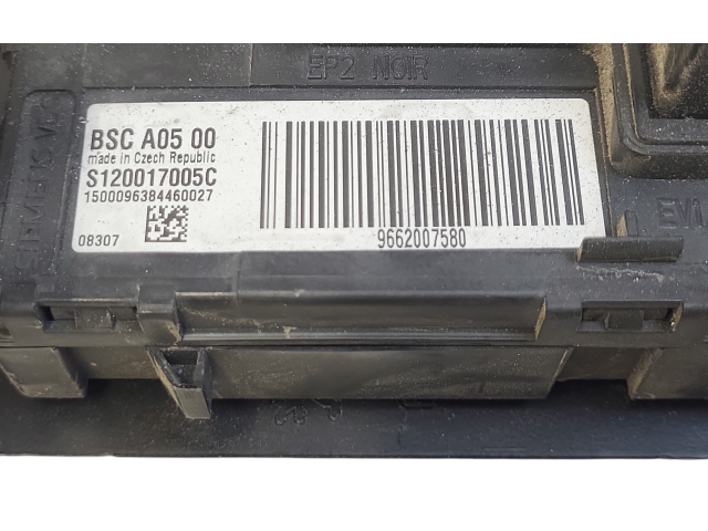 Блок комфорта S120017005C, 9662007580 Citroen Berlingo