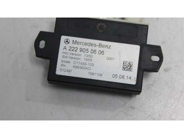 Vstřikovač A2229050606, C17433103 Mercedes-Benz S W222 642867 41 633985