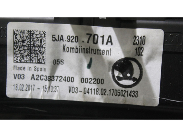 Дисплей    5JA920701   Skoda Rapid (NH)