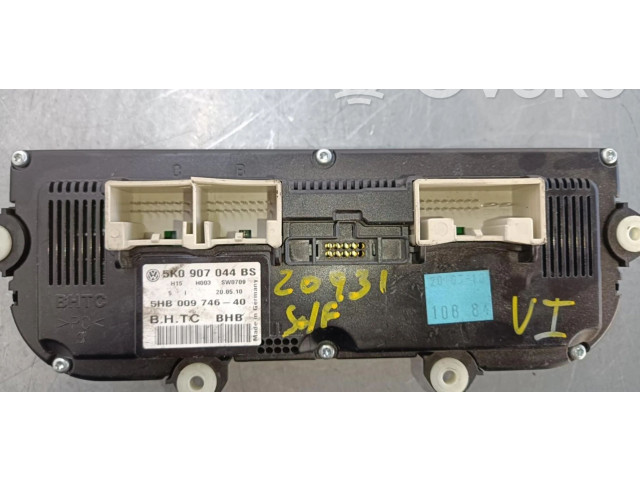 Блок управления климат-контролем 5K0907044BS, 5K0907044BS   Volkswagen Golf VI