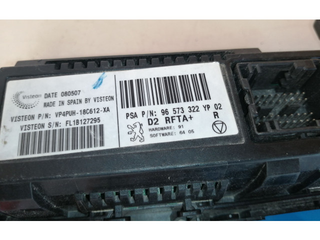 Блок управления климат-контролем 96573322YP, 96573322   Peugeot 407