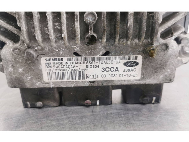 Блок управления двигателя 6S6112A650BA, 5WS40404AT   Ford Fusion