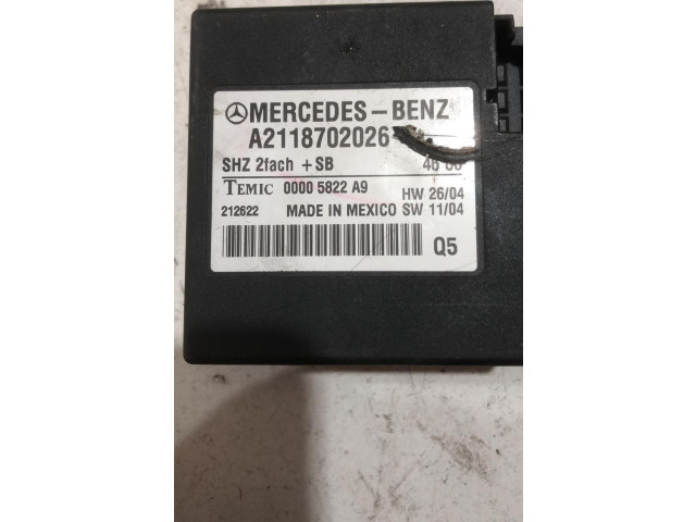 Блок комфорта A2118702026, A2118702026   Mercedes-Benz ML W164   