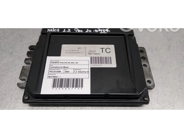 Блок управления двигателя 96376652 Daewoo Kalos