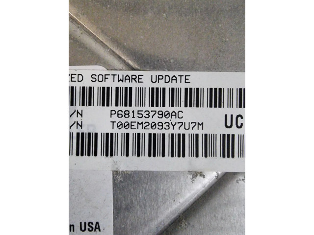 Řídící jednotka P68153790AC, T01SM5093Y717M   Dodge VAN RAM 2015