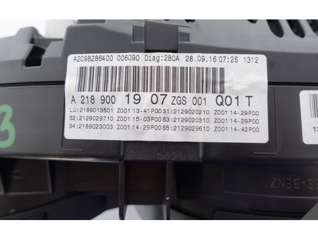 Панель приборов A2189001907   Mercedes-Benz CLS C218 X218       