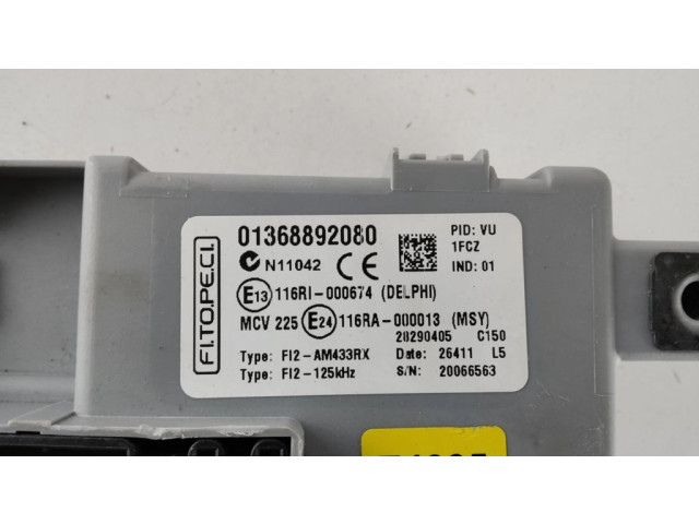   Pojistková skříňka 01368892080, 116RI000674   Fiat Fiorino 2013