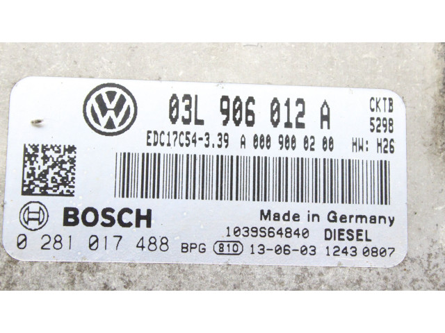 Блок управления коробкой передач 03L906012A, A9069003702   Volkswagen Crafter