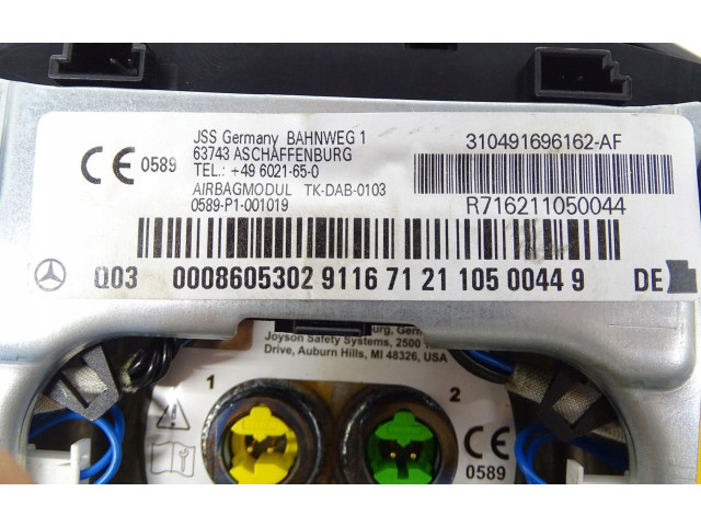 Подушка безопасности водителя 0008605302 Mercedes-Benz R W251