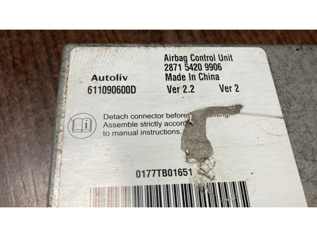 Блок подушек безопасности 611090600D, 287154209906 Tata Indica Vista II