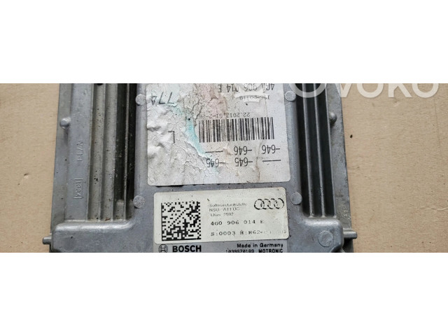Блок управления двигателя 4G0906014E, 0261S09399 Audi A7 S7 4G