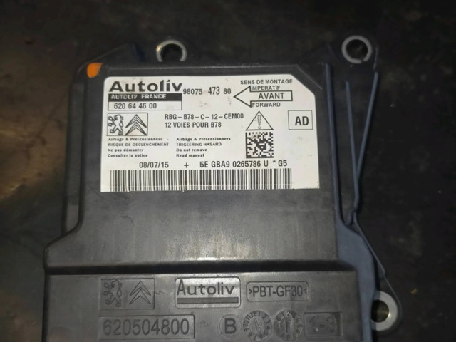 Блок подушек безопасности 9807547380   Citroen C3 Picasso