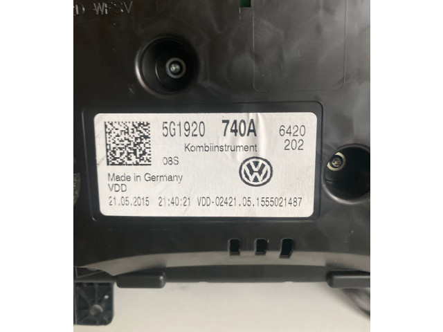 Панель приборов 5G1920740A, 1555021487 Volkswagen Golf VII