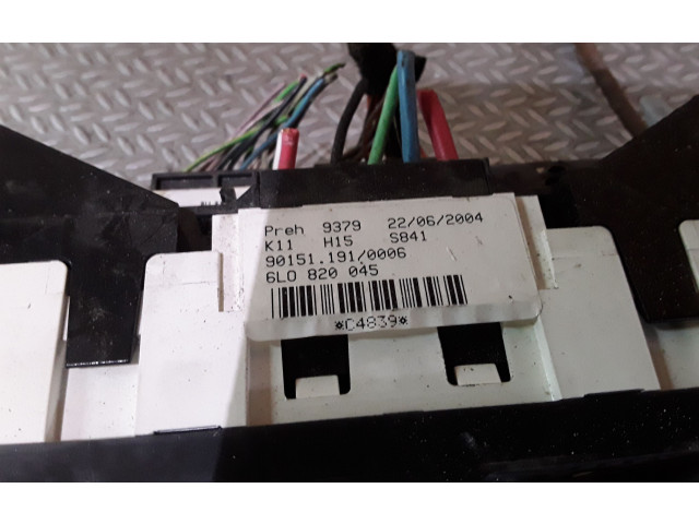 Блок управления климат-контролем 6L0820045   Seat Ibiza III (6L)