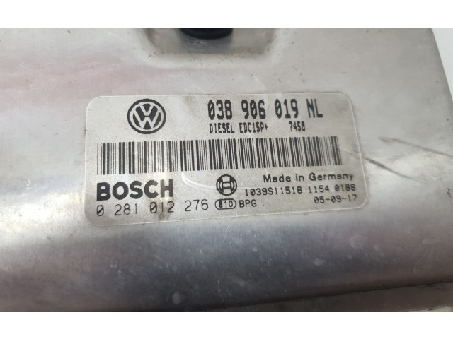 Блок управления двигателем Блок управления 038906019, 0281012276   Seat Ibiza III (6L)