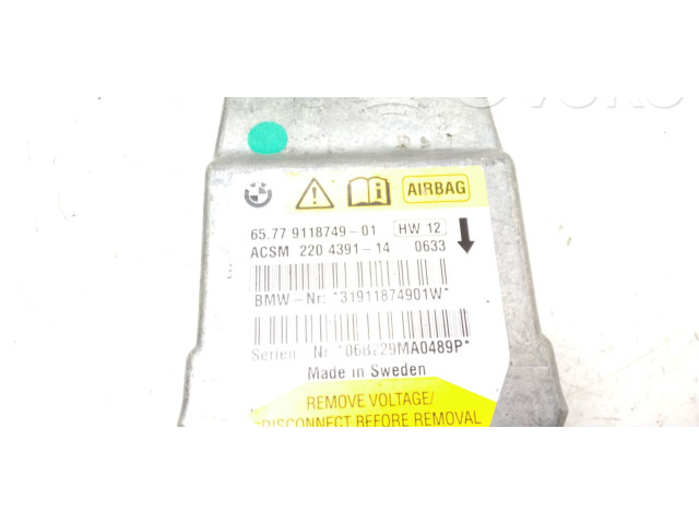 Блок подушек безопасности 65779118749, 9118749 BMW Z4 E85 E86