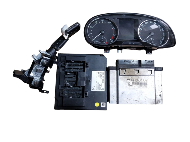 Комплект блоков управления 6V0920740A, 1K0905851 Skoda Fabia Mk3 (NJ)