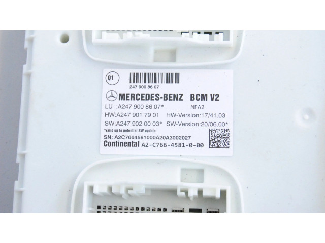 Блок комфорта A2479008607, A2479017901   Mercedes-Benz CLA C118 X118   