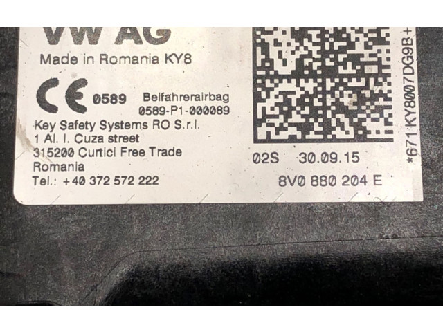 Подушка безопасности пассажира 8V0880204E Skoda Octavia Mk3 (5E)