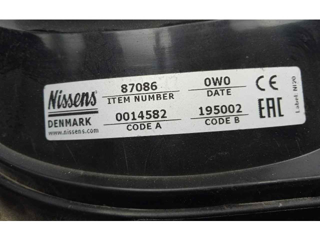 Вентилятор печки    87086, SIN.CLIMA   Fiat Grande Punto