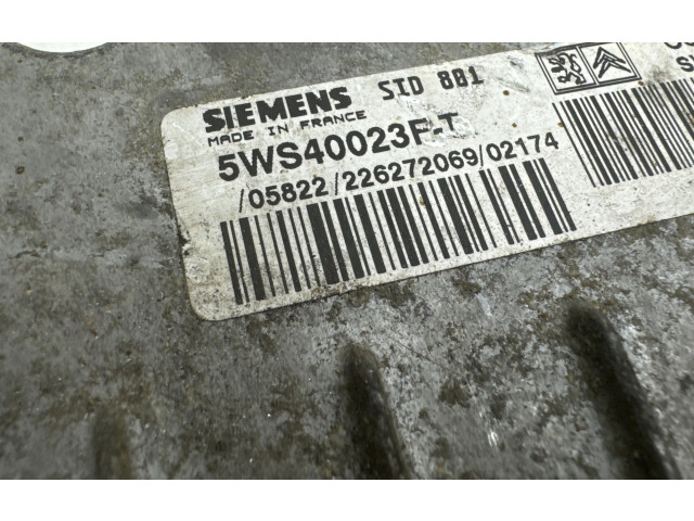 Блок управления коробкой передач 5WS40023FT   Citroen Xsara