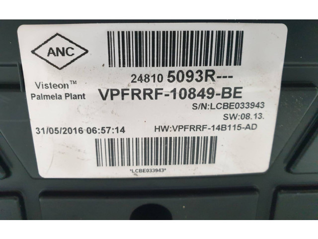 Панель приборов 248105093R Renault Clio IV