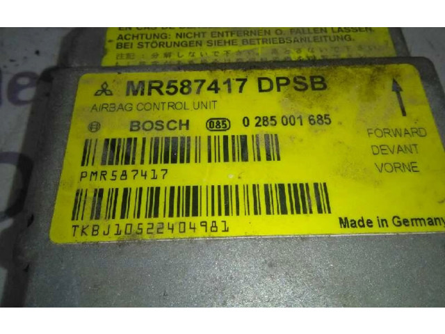 Блок подушек безопасности MR587417, 0285001685 Mitsubishi Colt