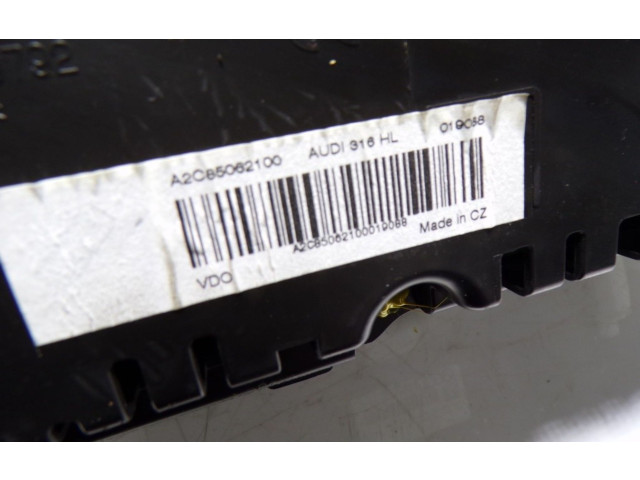 Панель приборов 8U0920930E, A2C85062100 Audi Q3 8U