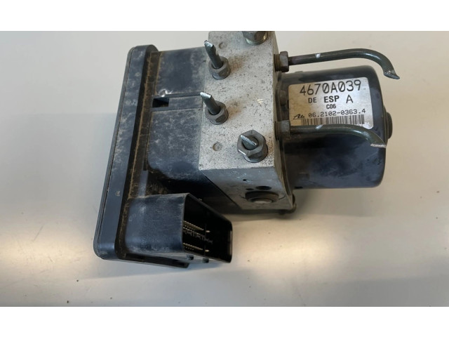 Блок АБС 4670A039, 4670A039 Mitsubishi Outlander 2007 - 2012 года