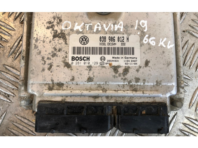 Блок управления двигателя 038906012H, 28SA4931 Skoda Octavia Mk1 (1U)