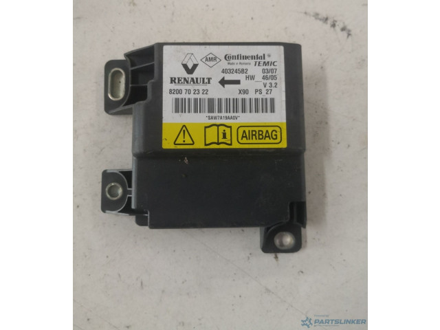 Блок подушек безопасности 8200702322 Dacia Logan I