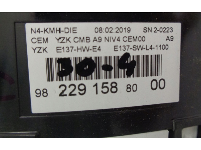 Панель приборов 9822915880 Peugeot 2008 I