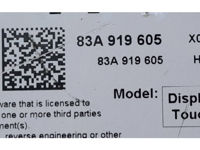 Дисплей 83A919605, 83A919605 Audi Q3 F3