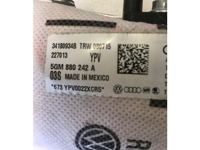 Подушка безопасности в сиденье 5GM880242A, 5GO880742C Volkswagen Golf VII