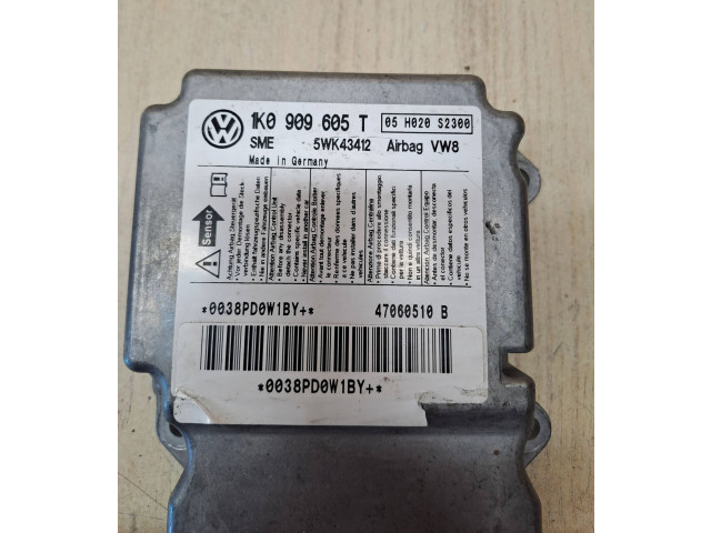 Блок подушек безопасности 1K0909605T, 05H020S2300 Volkswagen Golf Plus