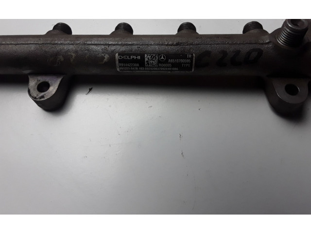 Топливная рампа A6510700595   Mercedes-Benz C W204   для двигателя OM 651.911