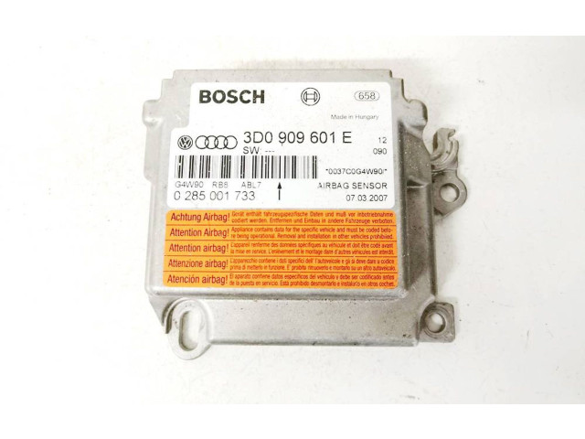 Блок подушек безопасности 3d0909601e, 0285001733   Volkswagen Phaeton