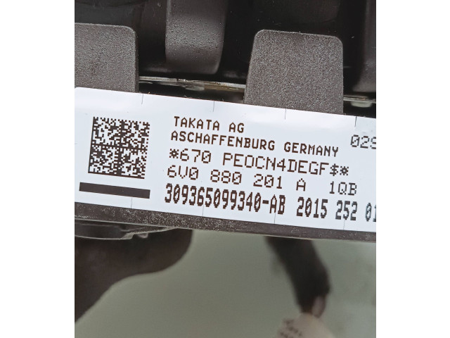 Подушка безопасности водителя 6V0880201A, 2015252 Skoda Fabia Mk3 (NJ)