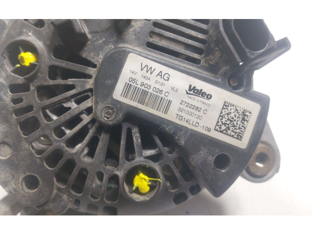 Генератор 05L903026C, 05L903026C Skoda Karoq