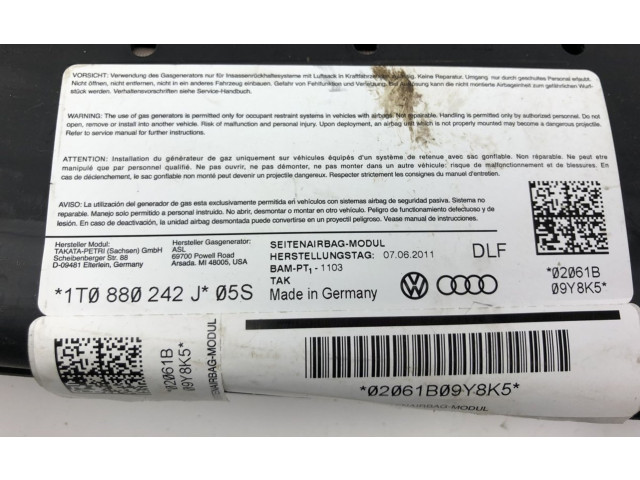 Подушка безопасности в сиденье 1T0880241H, 1T0880242J   Volkswagen Touran II