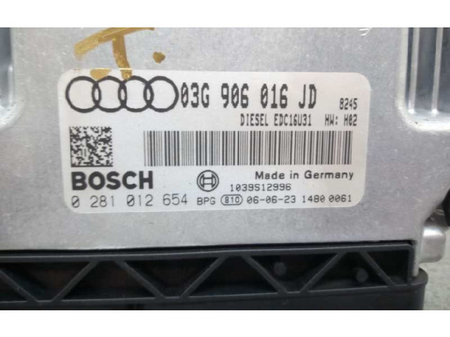 Блок управления двигателя 03G906016JD, 0281012654 Audi A4 Allroad