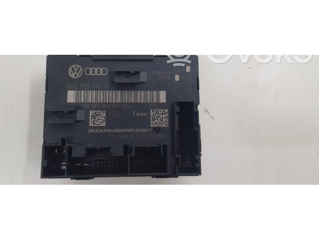 Блок управления дверью 8K0959792H, 8K0959792D Audi Q5 SQ5