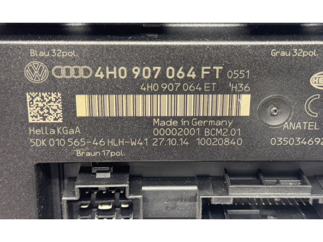 Блок комфорта 4H0907064FT, 4H0907064FT   Audi A6 C7   