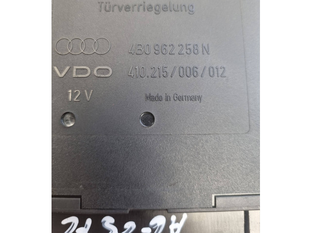 Блок комфорта 4B0962258N, 410215006012   Audi A6 S6 C5 4B   