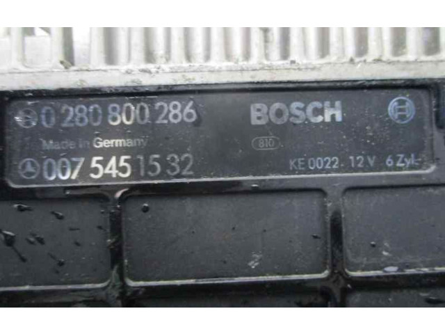 Řídící jednotka 0075451532, 0280800286 Mercedes-Benz E W124 1991