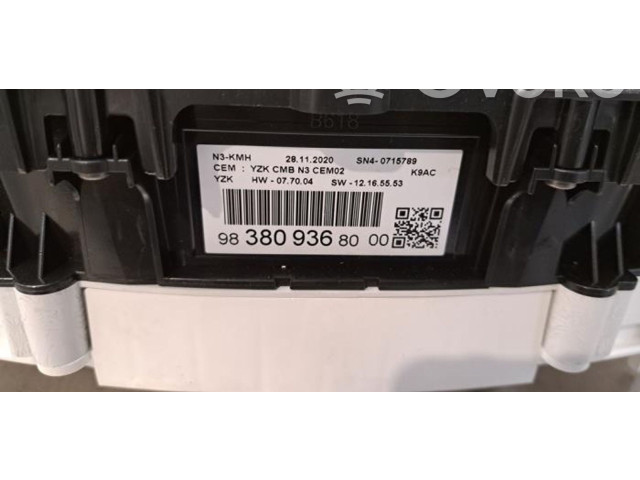 Přístrojová deska Citroen Berlingo 2021 9838093680