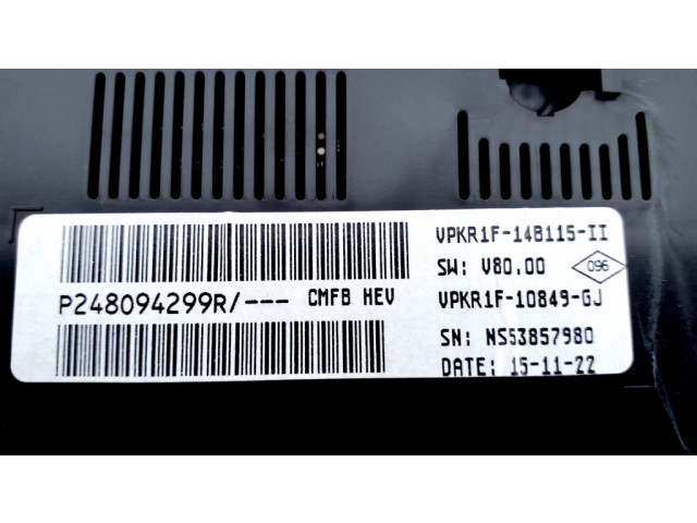 Přístrojová deska Renault Captur 2023 P248094299R, 248094299R