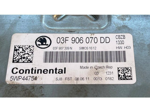 Řídící jednotka 5WP44754, 03F906070   Skoda Yeti (5L) 2011