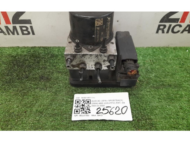 Блок управления АБС 1K0614517AE, 1K0614517AE Audi A3 S3 A3 Sportback 8P